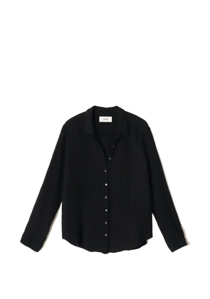 Xirena Scout textured long-sleeve shirt - Black
