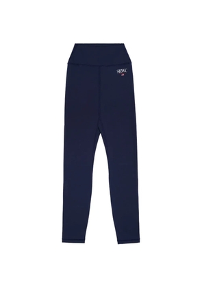 Sporty & Rich logo print performance trousers - Blue