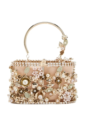 Rosantica floral embellished mini bag - Neutrals