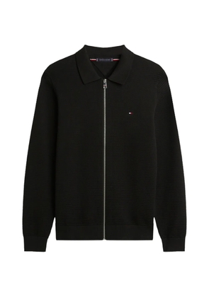 Tommy Hilfiger zip-up textured jacket - Black