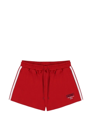 Sporty & Rich Roller stripe detail shorts - Red
