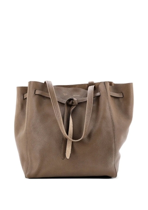 Celine Pre-Owned Phantom Tie Cabas Leather Medium tote bag - Brown