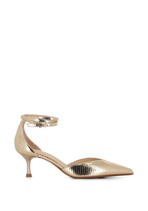 Sergio Levantesi Camelia point-toe heeled pumps - Gold