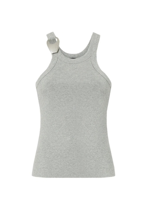 PINKO ring-detail tank top - Grey