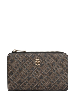 Tommy Hilfiger monogram zip wallet - Black