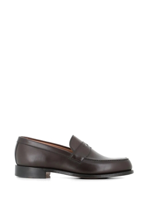 CHEANEY penny leather loafers - Brown