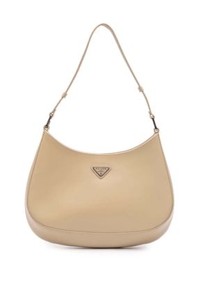 Prada Pre-Owned 2000-2013 Brushed Leather Cleo shoulder bag - Brown