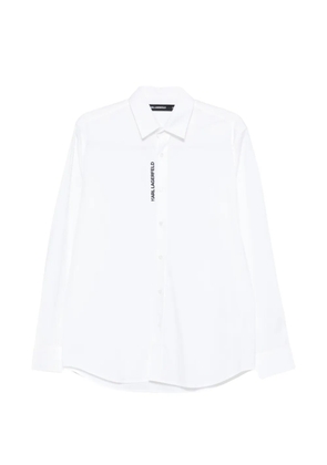 Karl Lagerfeld buttoned casual shirt - White
