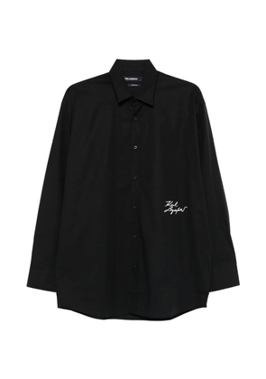 Karl Lagerfeld signature cotton shirt - Black