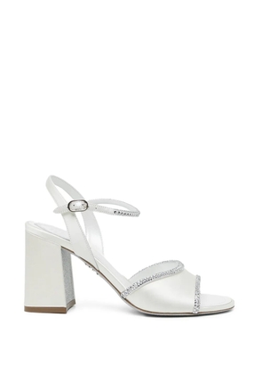 René Caovilla 50mm Margherita sandals - White