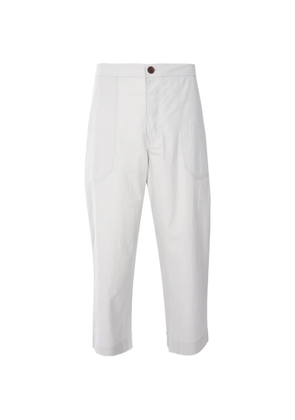 Marané El Pepe embroidered-pocket trousers - Grey