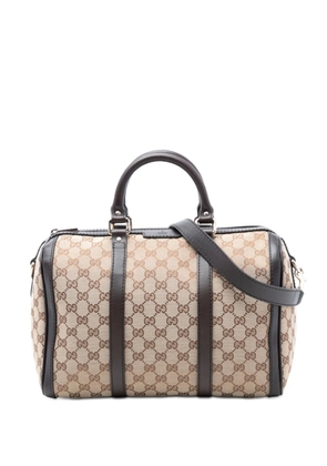 Gucci Pre-Owned 2016-2025 Medium GG Canvas Joy Boston Bag satchel - Brown
