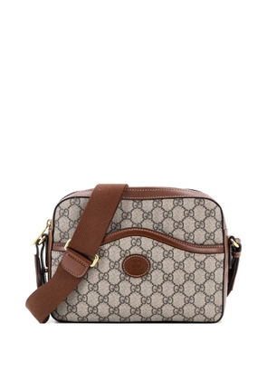 Gucci Pre-Owned Interlocking G Patch Messenger Camera Bag GG Coated Canvas crossbody bag - Brown