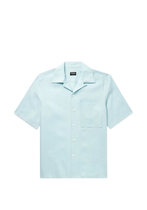 Zegna pocket shirt - Blue