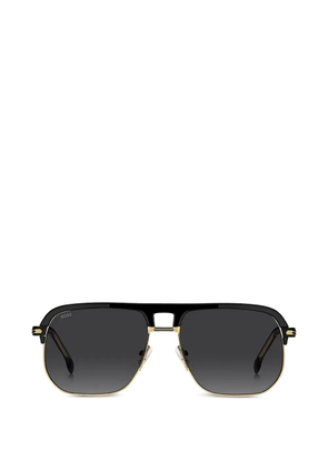 BOSS logo-detail sunglasses - Black