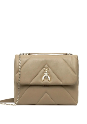 Patrizia Pepe Fly padded cross body bag - Neutrals