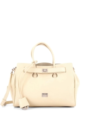 Balenciaga Pre-Owned Bel Air Carry All Bag Leather Medium tote bag - Neutrals