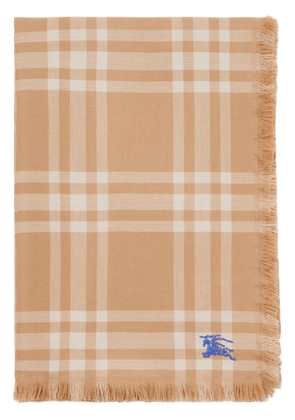 Burberry reversible check-pattern scarf - Neutrals