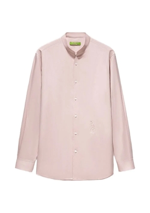 Shanghai Tang horse-embroidered shirt - Pink