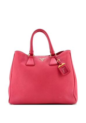 Prada Pre-Owned Convertible Shopper Vitello Daino Large tote bag - Pink