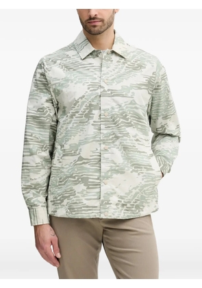 BOSS Leldon patterned overshirt - Green