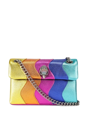 Kurt Geiger London mini Kensington multicolour-wave shoulder bag - Pink