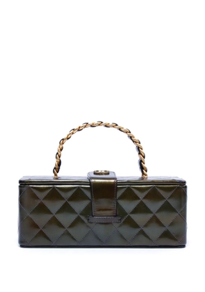 CHANEL Pre-Owned 1994-1996 diamond-quilted vanity case - Brown