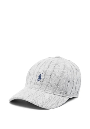 Polo Ralph Lauren cable knit logo cap - Grey