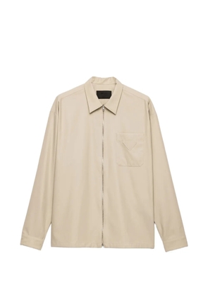 Prada cotton shirt - Neutrals
