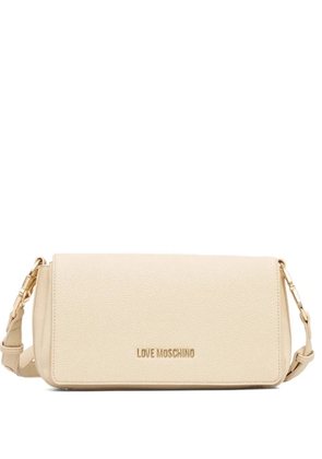 Love Moschino logo-lettering cross body bag - Neutrals