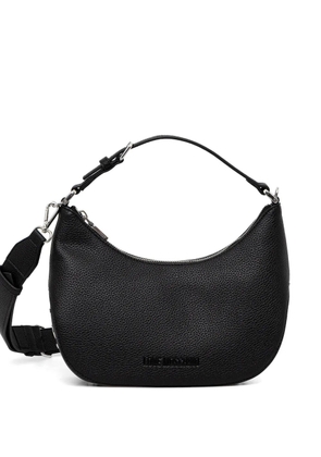 Love Moschino logo-lettering cross body bag - Black