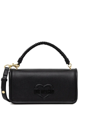 Love Moschino braided-handle tote bag - Black