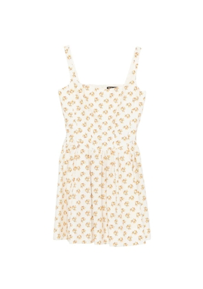 Maje floral print mini dress - Neutrals