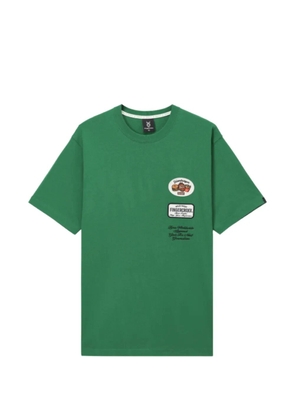 FINGERCROXX patch-detail short-sleeve T-shirt - Green