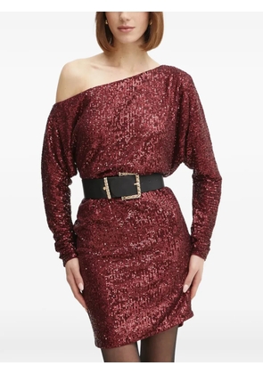 GUESS USA Gabbie sequined mini dress - Red