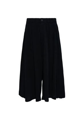 Yohji Yamamoto cotton trousers - Black