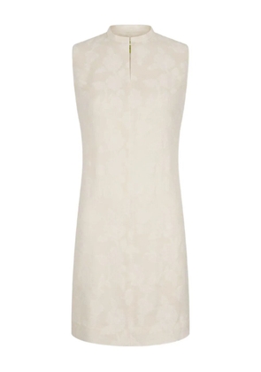 Shanghai Tang jacquard mini dress - White