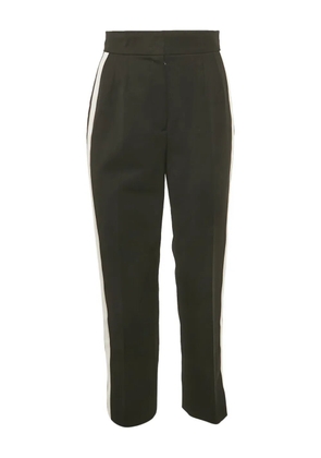 Dolce & Gabbana Pre-Owned Gabardine stripe trousers - Black