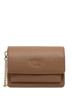 LIU JO chain cross body bag - Brown