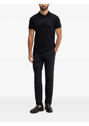 Karl Lagerfeld logo-print polo shirt - Blue