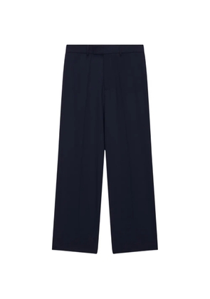 MSGM belt-loop wide-leg trousers - Blue