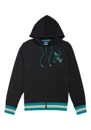 Psycho Bunny Howgate zip-up hoodie - Black