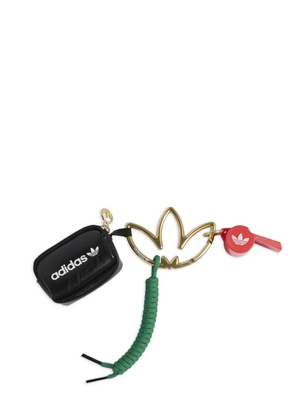 adidas logo-detail keyring - Black