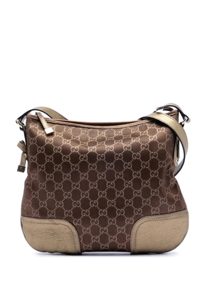 Gucci Pre-Owned 2016-2026 GG Canvas Web Princy crossbody bag - Brown