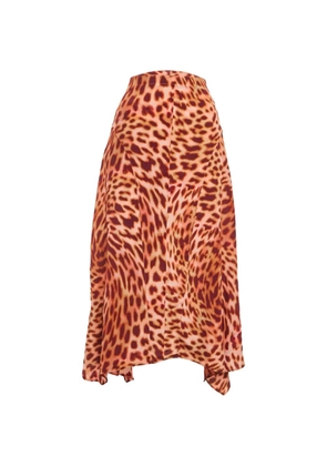 Stella McCartney Pre-Owned silk asymmetric skirt - Neutrals