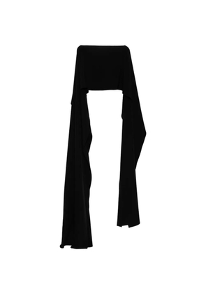 Zuhair Murad multi-way shoulder cape - Black