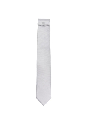 Givenchy plain bow-detail tie - Grey