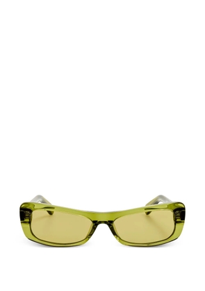 Jacquemus geometric frame sunglasses - Green