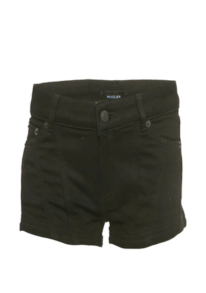 Thierry Mugler Pre-Owned multiple-pocket denim shorts - Black