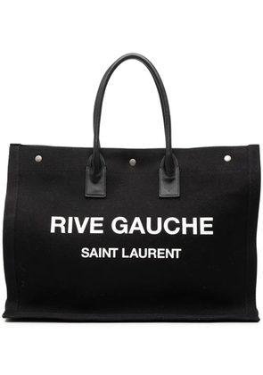 Saint Laurent Pre-Owned 2019 Canvas Rive Gauche tote bag - Black